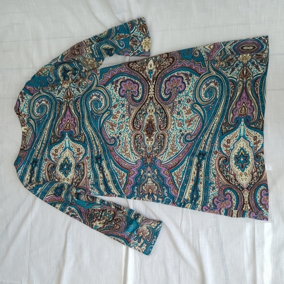 Bobesu Dress, shift dress with tie laces at neck, boho, size small - Picture 8 of 11